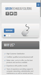 Mobile Screenshot of gibsontechsolutions.com