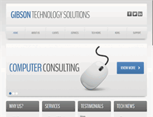 Tablet Screenshot of gibsontechsolutions.com